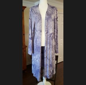 Soft Stitch Lavender Duster/Long Cardigan